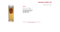Desktop Screenshot of getraenke-walter.de